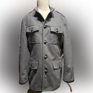 Express Dark Gray Military Field Jacket